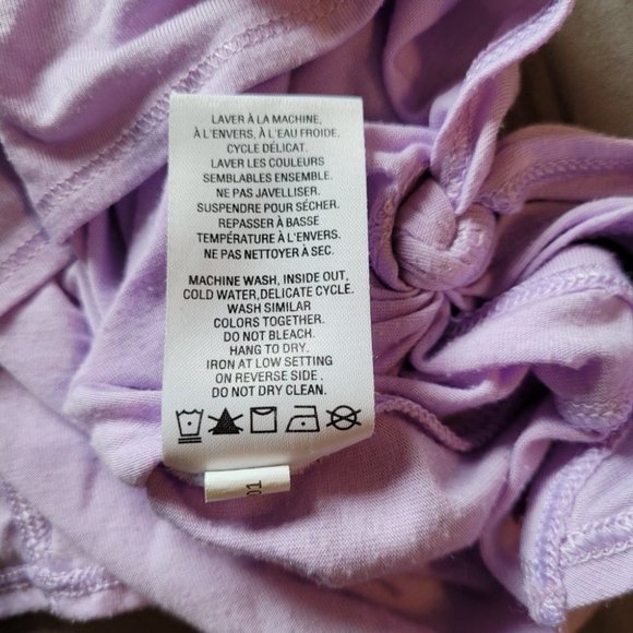 Small Reitmans Hyba 'Good Vibes Forever' Purple Top - Picture 8 of 8